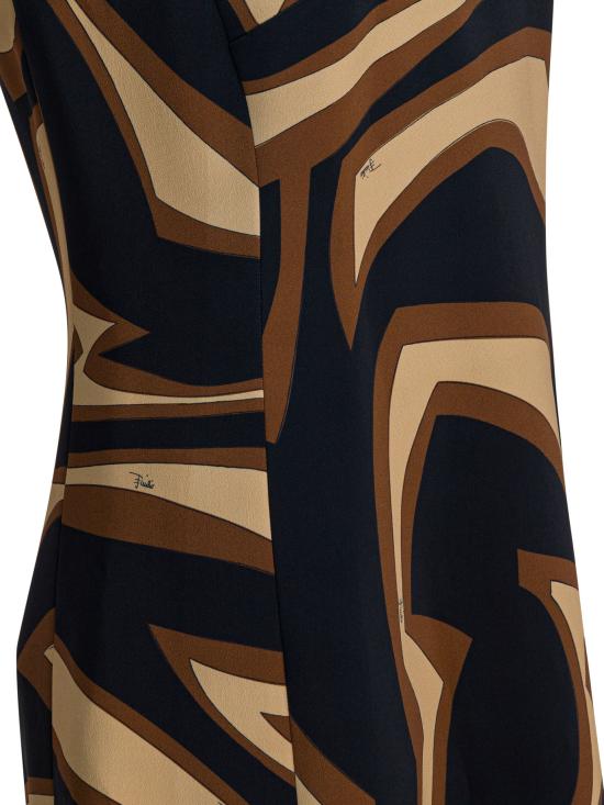 25FW 에밀리오푸치 미디 원피스 5URG435U748049 BLACK - EMILIO PUCCI