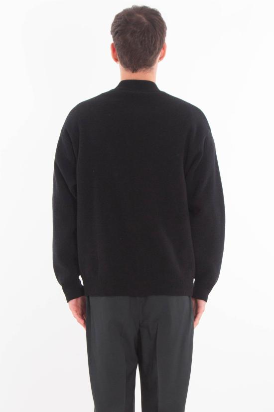 25FW 다니엘피에솔리 스웨터 1105 13 Black - DANIELE FIESOLI