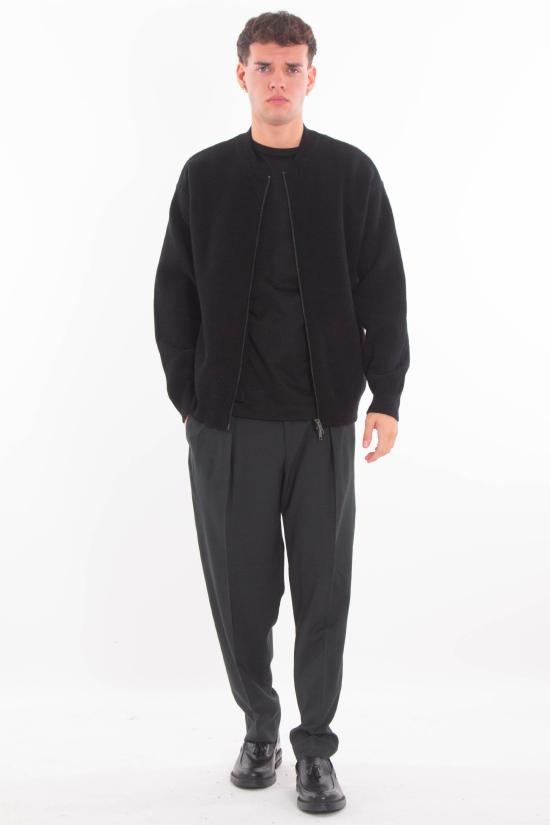 25FW 다니엘피에솔리 스웨터 1105 13 Black - DANIELE FIESOLI