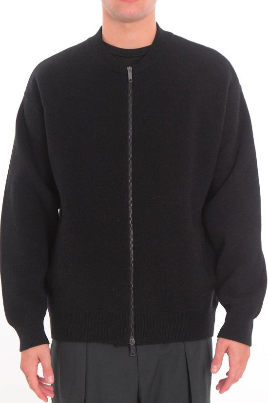 25FW 다니엘피에솔리 스웨터 1105 13 Black - DANIELE FIESOLI