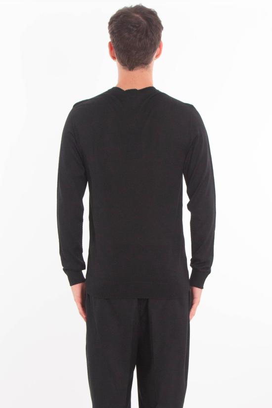 25FW 다니엘피에솔리 스웨터 SE 0226 13 Black - DANIELE FIESOLI