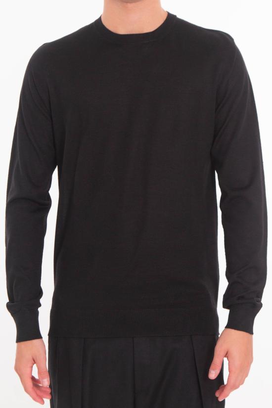 25FW 다니엘피에솔리 스웨터 SE 0226 13 Black - DANIELE FIESOLI