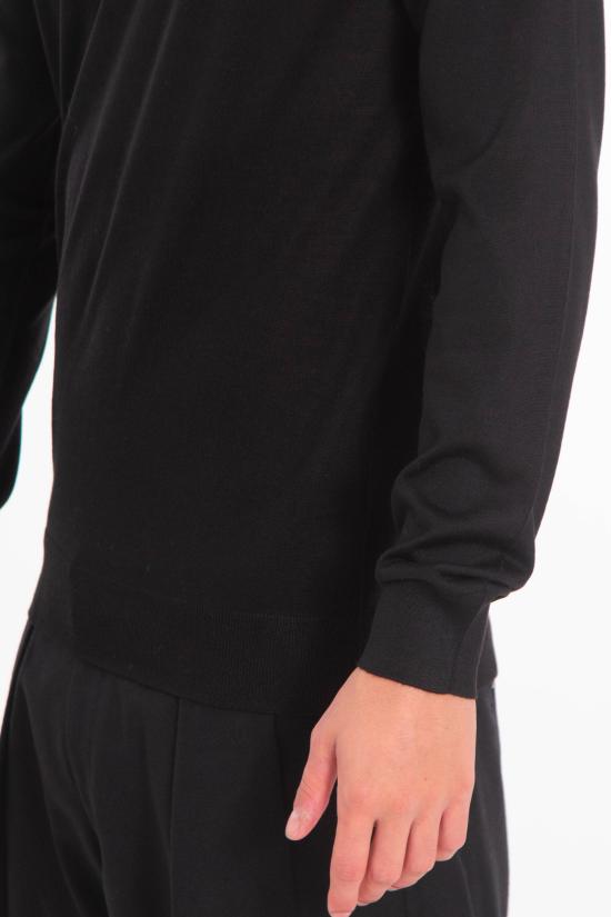 25FW 다니엘피에솔리 스웨터 SE 0226 13 Black - DANIELE FIESOLI
