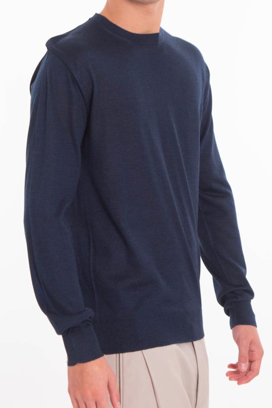 25FW 다니엘피에솔리 스웨터 SE 0226 23 Blue - DANIELE FIESOLI