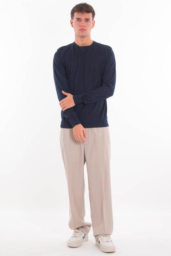 25FW 다니엘피에솔리 스웨터 SE 0226 23 Blue - DANIELE FIESOLI