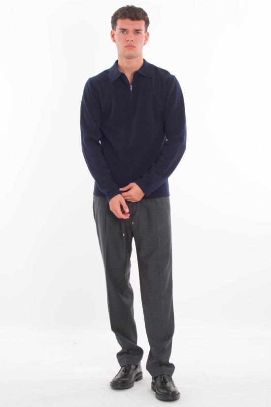 25FW 다니엘피에솔리 스웨터 0066 T 23 Blue - DANIELE FIESOLI