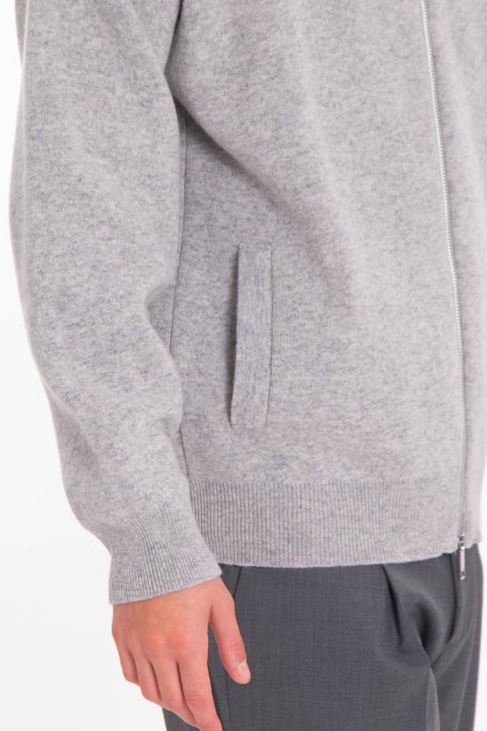 25FW 다니엘피에솔리 스웨터 1105 10 Grey - DANIELE FIESOLI