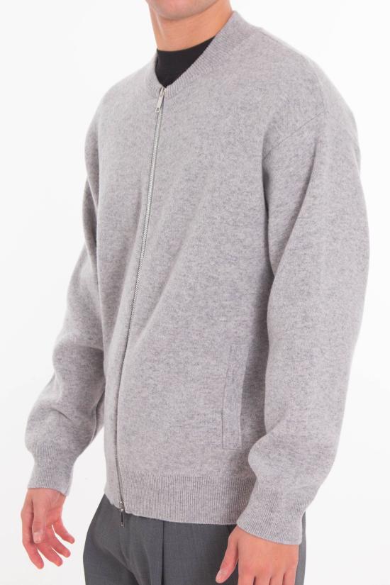 25FW 다니엘피에솔리 스웨터 1105 10 Grey - DANIELE FIESOLI