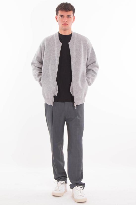 25FW 다니엘피에솔리 스웨터 1105 10 Grey - DANIELE FIESOLI