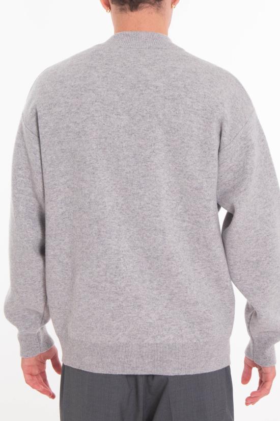 25FW 다니엘피에솔리 스웨터 1105 10 Grey - DANIELE FIESOLI