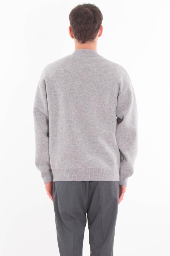 25FW 다니엘피에솔리 스웨터 1105 10 Grey - DANIELE FIESOLI