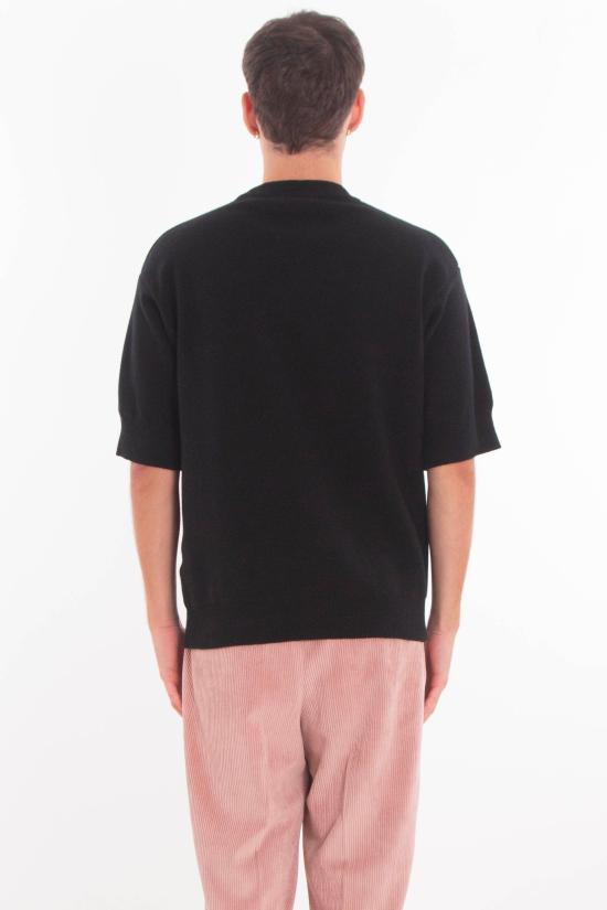 25FW 다니엘피에솔리 스웨터 1103 13 Black - DANIELE FIESOLI