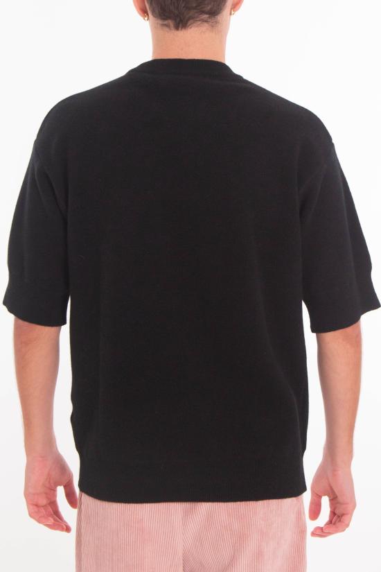 25FW 다니엘피에솔리 스웨터 1103 13 Black - DANIELE FIESOLI