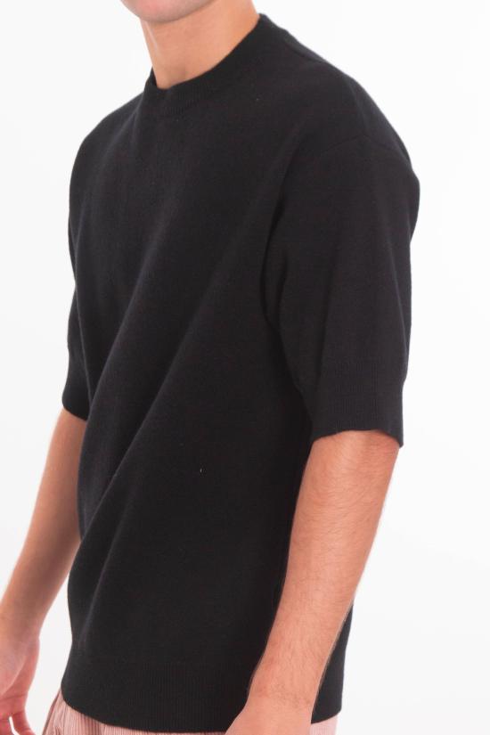 25FW 다니엘피에솔리 스웨터 1103 13 Black - DANIELE FIESOLI