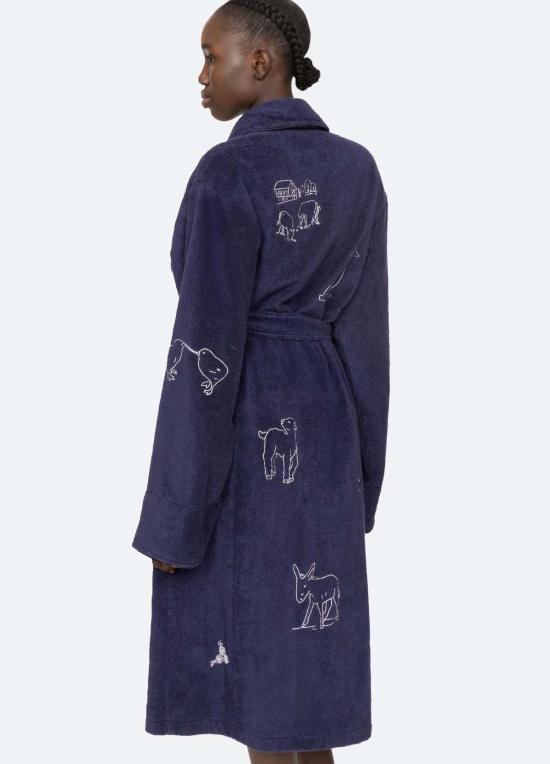  씨뉴욕 라운지 웨어 시 니 데미 로브 네이비 - SEA NY