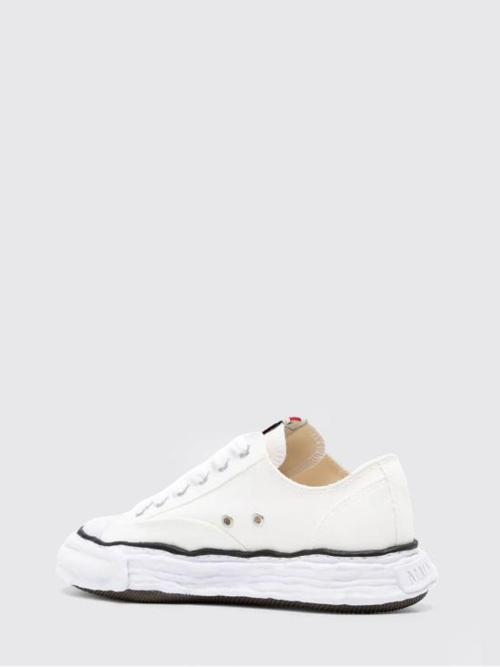 26SS 메종 미하라 야스히로 피터슨23 OG 솔 캔버스 로우탑 A11FW702 White - MAISON MIHARA YASUHIRO