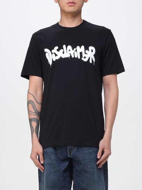 25FW 디스클레이머 반팔 티셔츠 55119 NERO Black