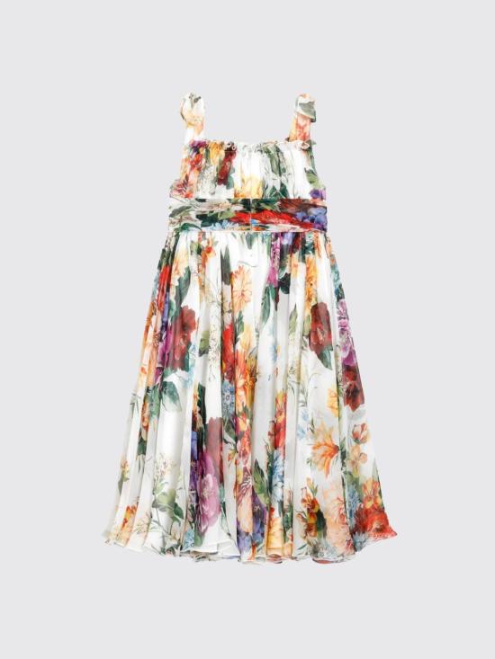 25FW [키즈] 돌체앤가바나 원피스 L54DK0IS1ZE HA5PC Multicolor - DOLCE & GABBANA