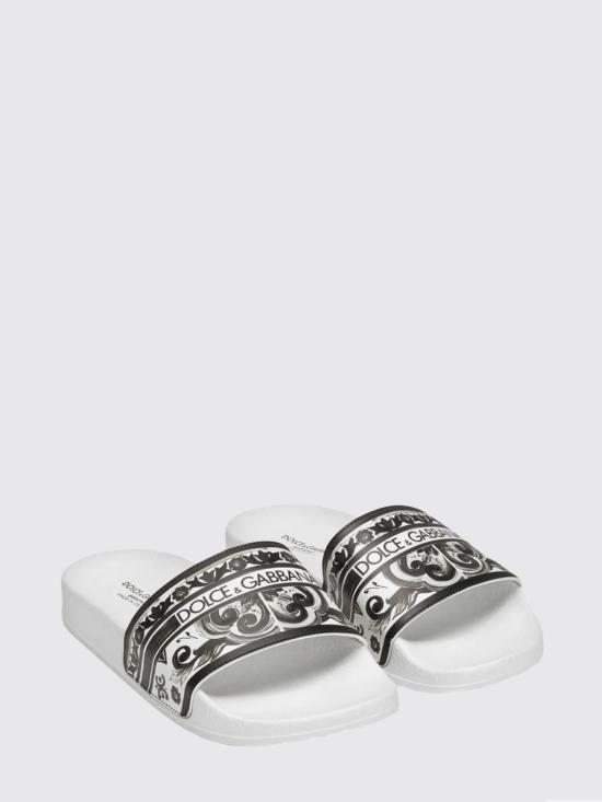 25FW [키즈] 돌체앤가바나 슈즈 DD0318A1838 IU3TN White - DOLCE & GABBANA