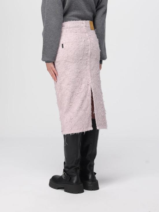 25FW 하이쿠레 미디 스커트 HEW08103GF168PX T0560 Pink - HAIKURE