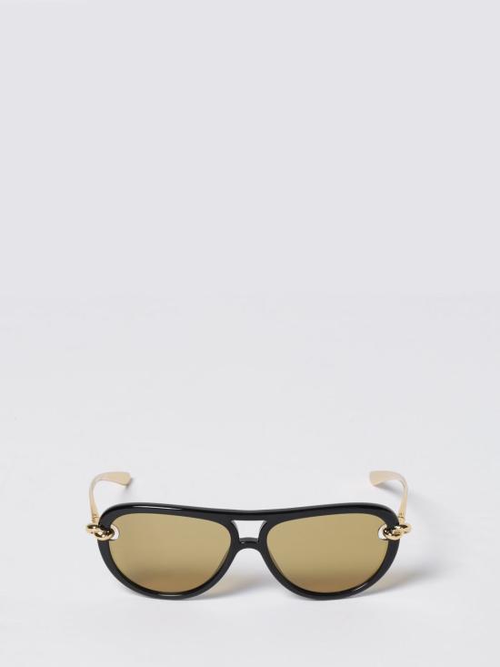 25FW 보테가베네타 선글라스 BV1418S 001 Black - BOTTEGA VENETA