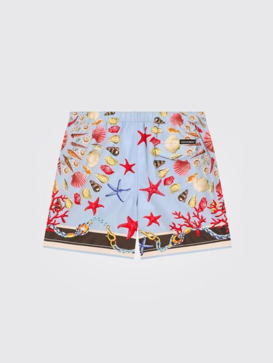 25FW [키즈] 돌체앤가바나 스윔팬츠 L4J818ON07W HC5PJ Multicolor - DOLCE & GABBANA