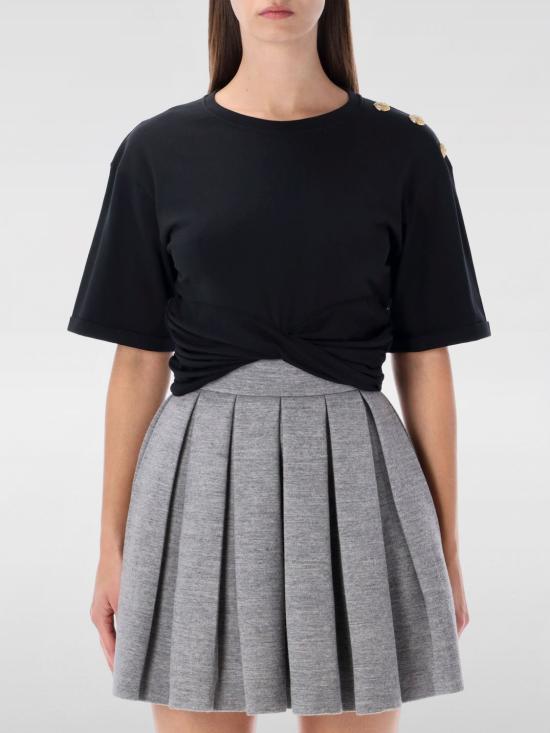 25FW 발망 반팔 티셔츠 FF0EE012GF23 EDY Black