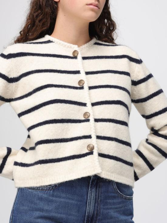 25FW 세미쿠튀르 스웨터 Y5WF10 A38 K White - SEMI-COUTURE