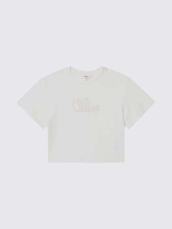 25FW [키즈] 끌로에 티셔츠 C20655 117 White