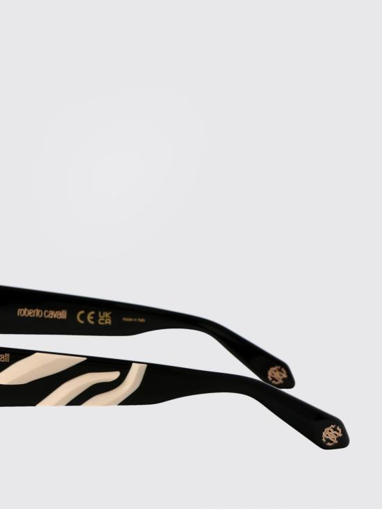 25FW 로베르토 카발리 선글라스 SRC010V 700Y Black - ROBERTO CAVALLI