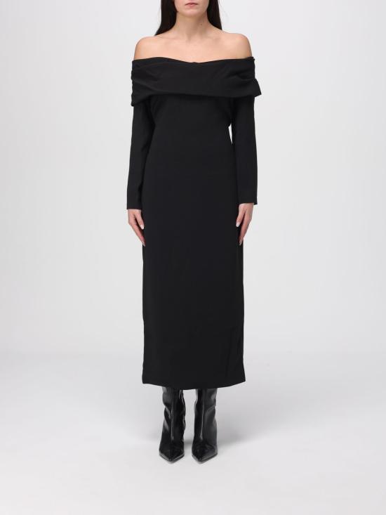 25FW 솔러스런던 롱 원피스 OS45010 Black