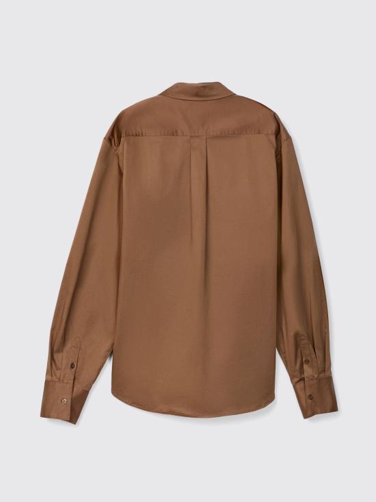 25FW 캠퍼 긴팔 셔츠 AU00027 004 COTTON SHIRT 0 Brown - CAMPER