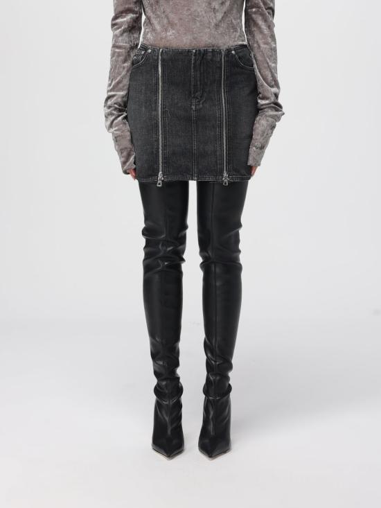 25FW 장 폴 고티에 숏 스커트 SK023D016 06 Black