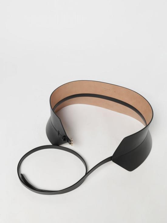 25FW 알라이아 레귤러 벨트 AA1C331GCA332 999 Black - ALAIA