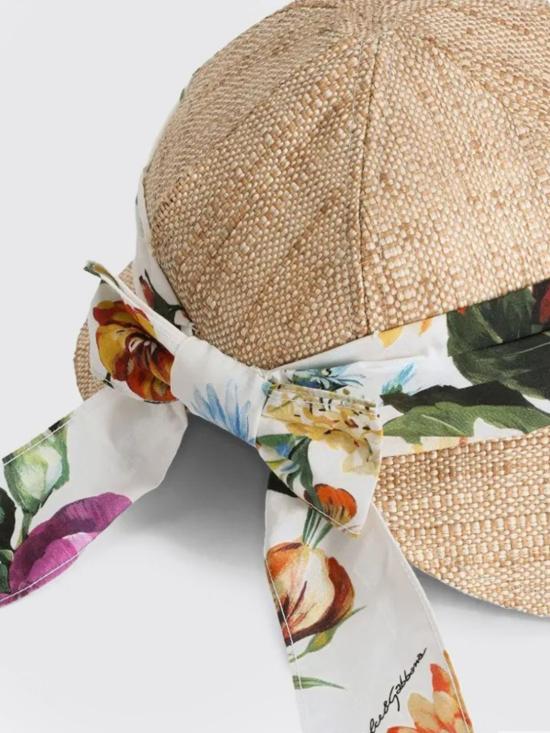 25FW [키즈] 돌체앤가바나 모자 LB5H67G7PFK S9000 Brown - DOLCE & GABBANA