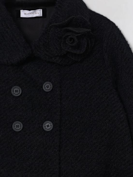 25FW [키즈] 모나리자 코트 17F1096314 0050 Black - MONNALISA