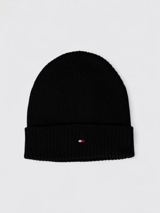 25FW 타미힐피거 비니 AM0AM13807 BDS Black - TOMMY HILFIGER