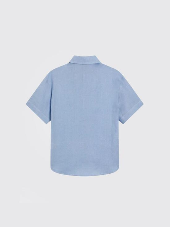 25FW [키즈] 돌체앤가바나 셔츠 L44S55FU4MH B3784 Blue - DOLCE & GABBANA