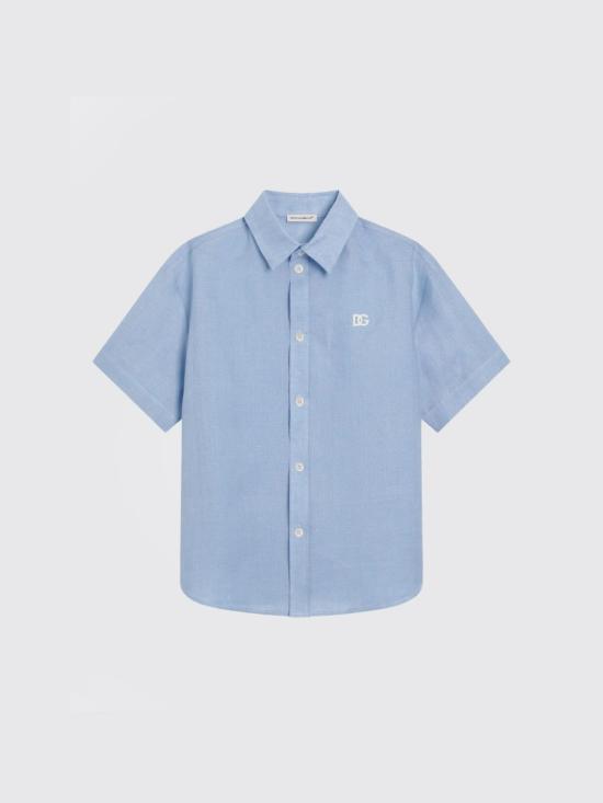 25FW [키즈] 돌체앤가바나 셔츠 L44S55FU4MH B3784 Blue