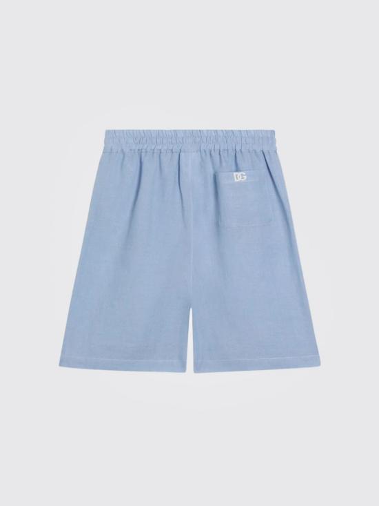 25FW [키즈] 돌체앤가바나 쇼츠/버뮤다 L43Q89FU4MH B3784 Blue - DOLCE & GABBANA