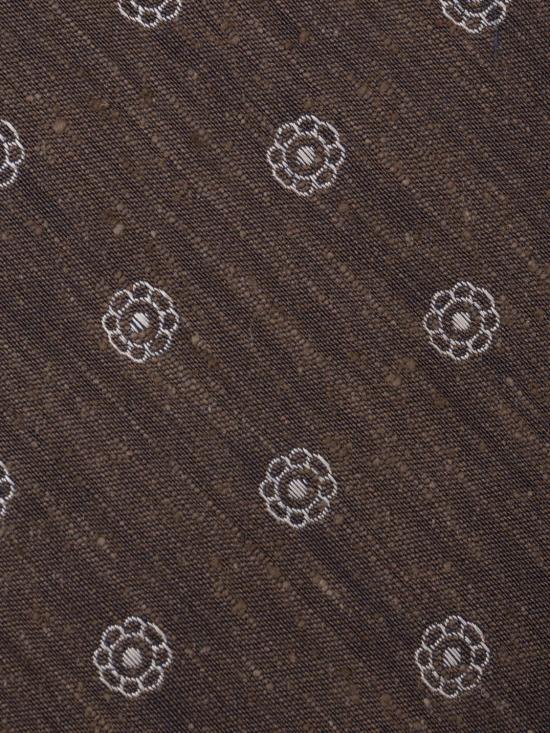 25FW 키톤 넥타이 UCRVKRC06L45 08 Brown - KITON