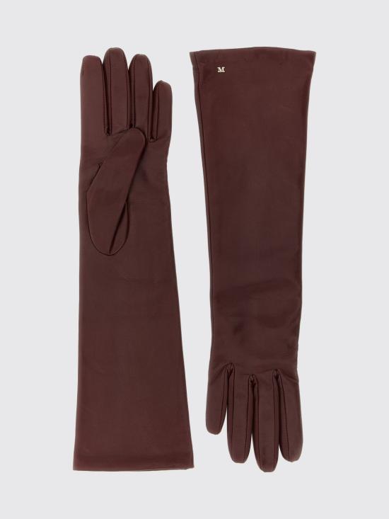 25FW 막스마라 장갑 2524566032600 031 Burgundy - MAX MARA