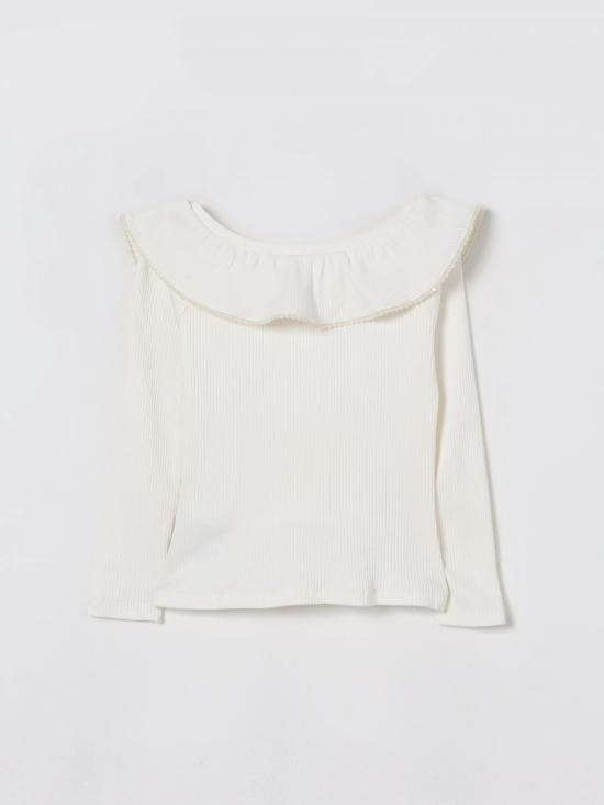 25FW [키즈] 모나리자 풀오버 71F6076214 0001 Yellow Cream - MONNALISA