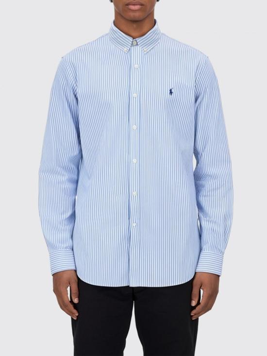 25FW 폴로 랄프로렌 긴팔 셔츠 710929344 020 Gnawed Blue