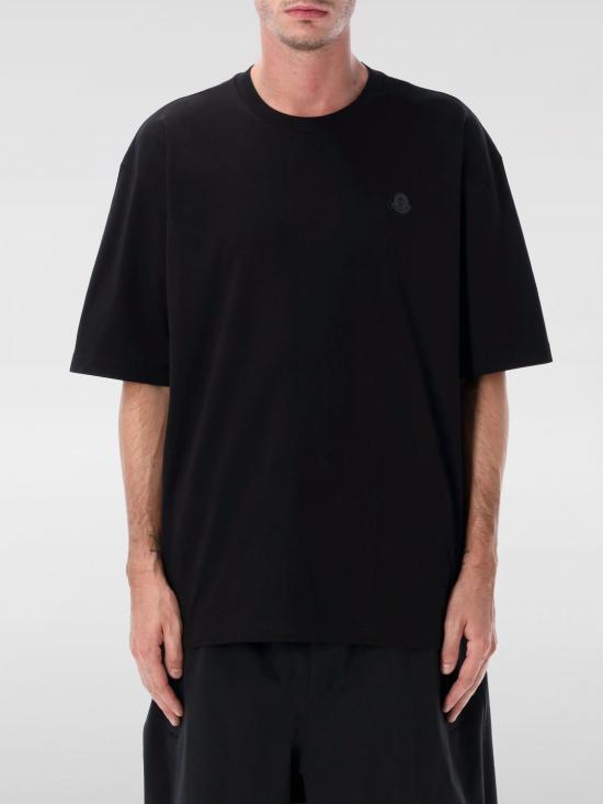 25FW 몽클레어 반팔 티셔츠 K24048C0000289AYW 999 Black