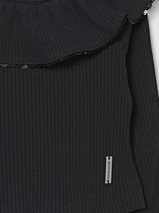 25FW [키즈] 모나리자 풀오버 71F6076214 0050 Black - MONNALISA