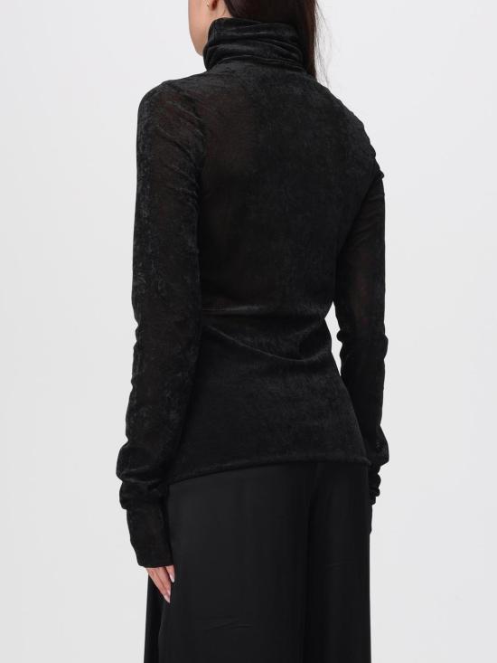 25FW 메이메이즈 터틀넥 M5FN00 100 Black - MEIMEIJ