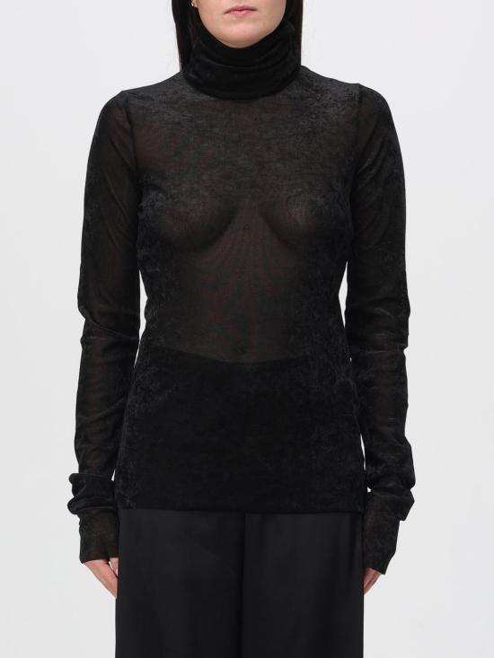 25FW 메이메이즈 터틀넥 M5FN00 100 Black