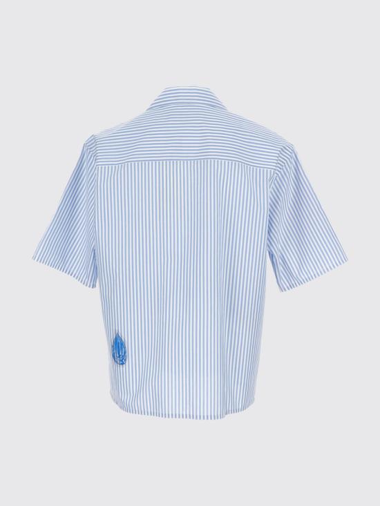 25FW 마르니 반팔 셔츠 CUMU0294SXUSCY37 STB50 Gnawed Blue - MARNI