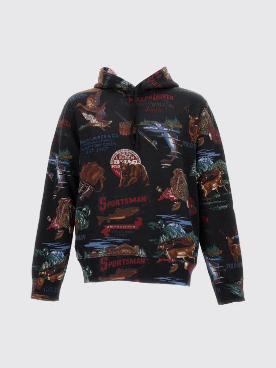 25FW 폴로 랄프로렌 긴팔 티셔츠 710980790 001 Black - POLO RALPH LAUREN